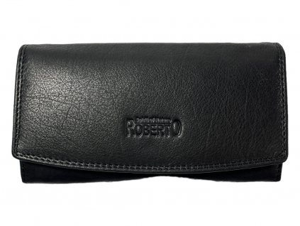 Dámská kožená peněženka Roberto - černá 2497