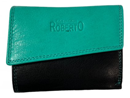 Dámská kožená peněženka Roberto - modrá 2498