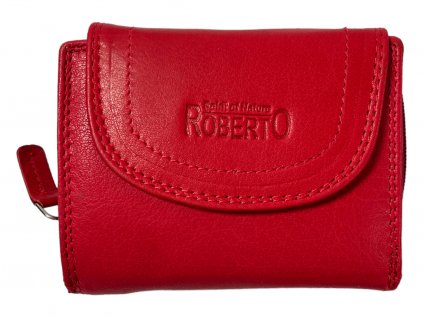 Dámská kožená peněženka Roberto - červená 2499