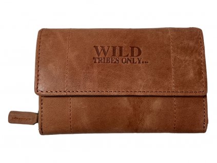 Dámská kožená peněženka Wild - oranžová 7824