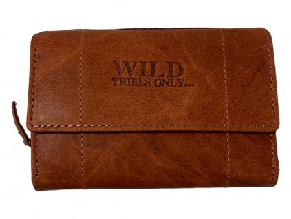 Dámská kožená peněženka Wild - hnědá 7824
