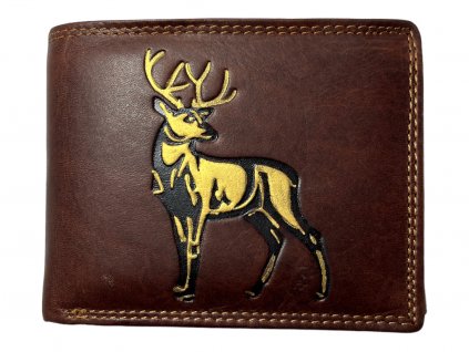 Kožená peněženka s jelenem - Lozano 103