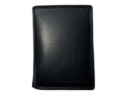 Celokožená peněženka - černá 0173
