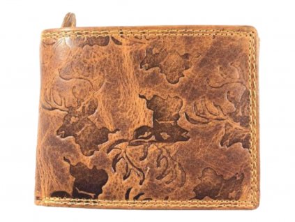 Luxusní celokožená peněženka s jeleny JEL01