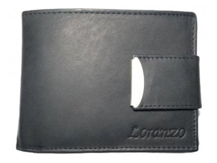 Kožená peněženka - černá 155