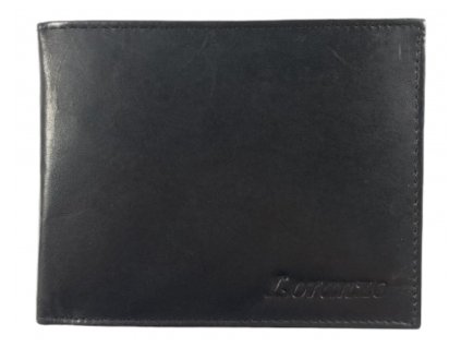 Kožená peněženka - černá 488