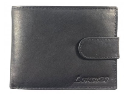Kožená peněženka - černá 485
