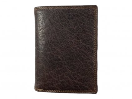 Kvalitní kožená peněženka - hnědá 306A