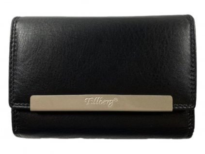 Luxusní dámská kožená peněženka - černá 3599