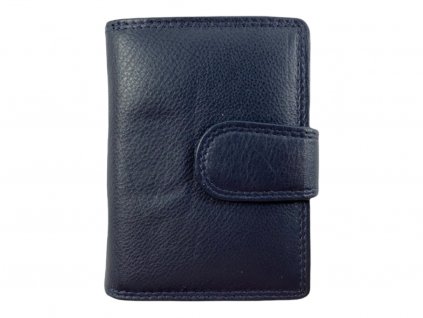 Luxusní dámská celokožená peněženka - modrá 1234