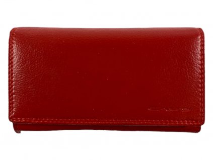 Dámská kožená peněženka - červená SN05