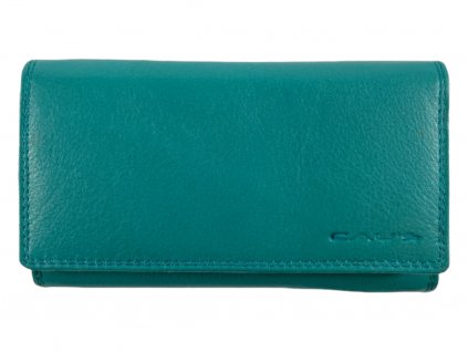Dámská kožená peněženka - modrá SN05
