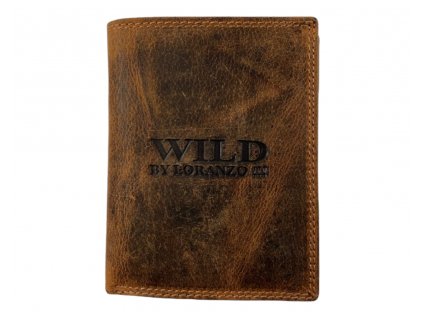 Luxusní pánská kožená peněženka - hnědá 2514