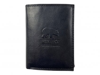 Hunters kožená peněženka - černá KHT306