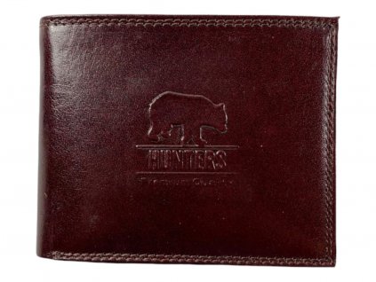 Hunters kožená peněženka - červená KHT305