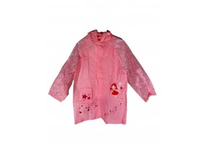 Dětská pláštěnka - růžová 6843 (Velikost 8 let)