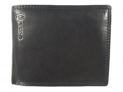 Kvalitní kožená peněženka Pedro - černá 579