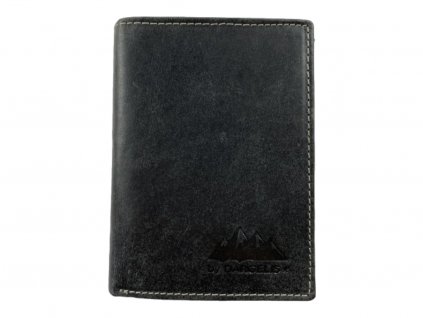 Luxusní pánská kožená peněženka - černá 3626