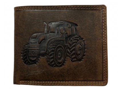 Kožená peněženka traktor 935