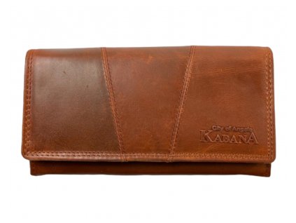 Luxusní dámská kožená peněženka - hnědá 5958