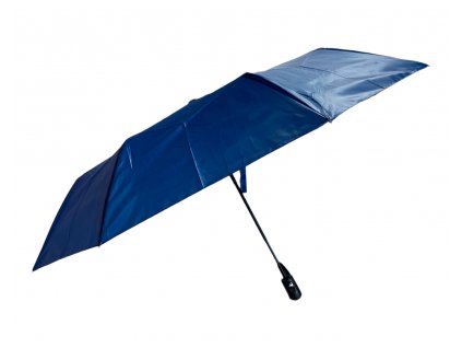 Jednobarevný skládací deštník  - modrá 1113