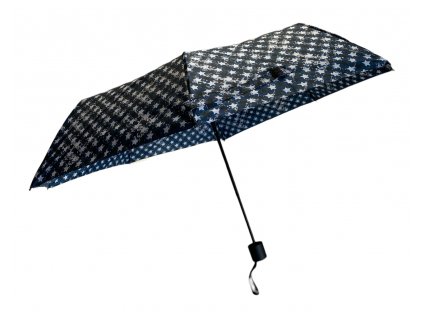 Skládací deštník s motivem - modrá 1116