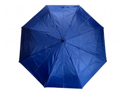 Skládací jednobarevný deštník - modrá 1119