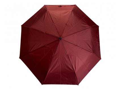 Skládací jednobarevný deštník - vínová 1119