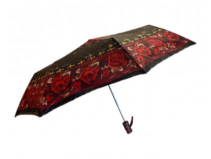 Skladácí deštník s motivem - červená 1126