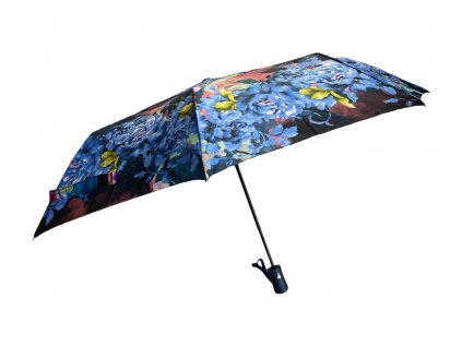 Skladácí deštník s motivem - modrá 1126