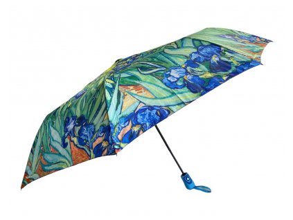 Skladácí deštník s motivem - zelená 1129