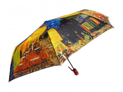 Skladácí deštník s motivem - žlutá 1129