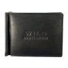 Kožená dolarovka peněženka - černá 3197