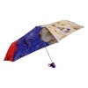 Skladácí deštník s motivem - modrá 1130