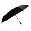 Luxusní skladácí deštník - černá 1131