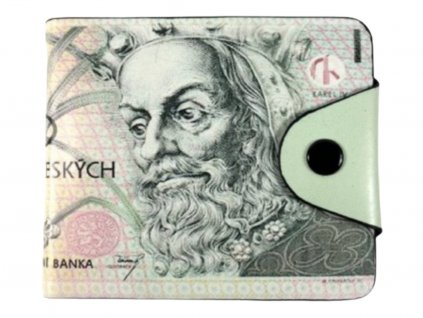 Peňaženka s motívom bankovky - 100Kč