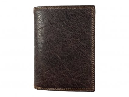 Kvalitná kožená peňaženka - hnedá 306A