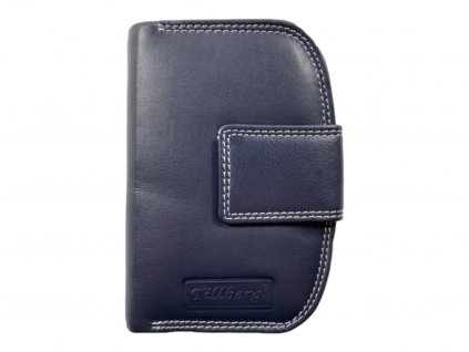 Dámska kožená peňaženka - modrá 4097
