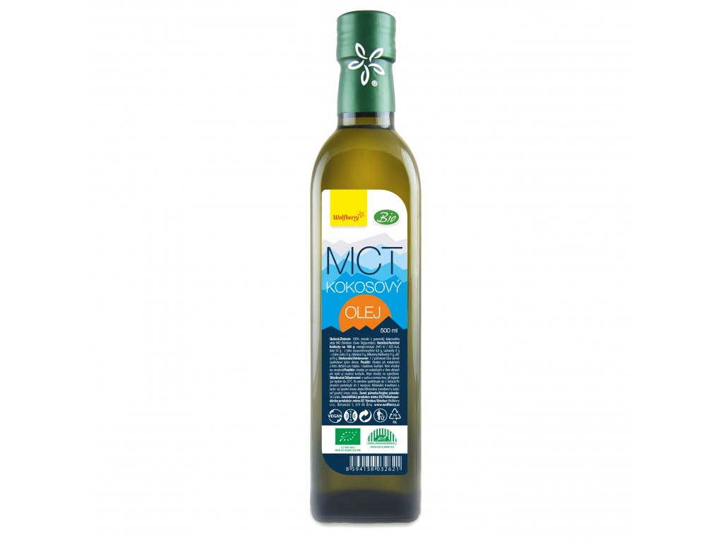 Kokosový olej MCT BIO 500 ml Wolfberry