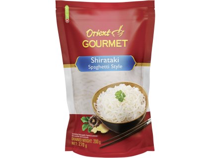 Orient Gourmet Shirataki konjak nudle ve tvaru špaget v nálevu 270 g