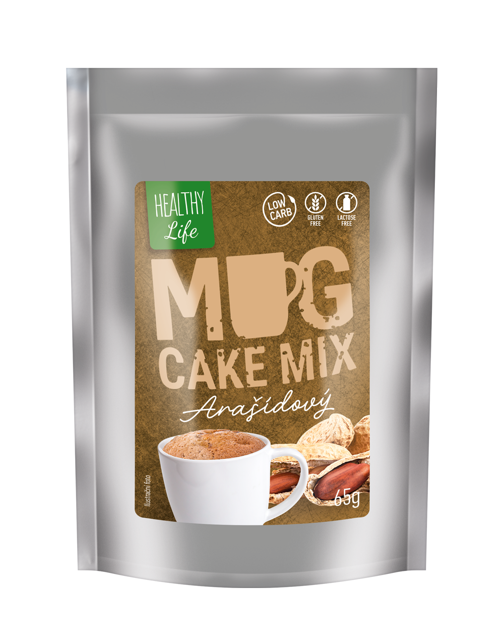iPlody Mug cake mix arašídový Low carb | 65 g