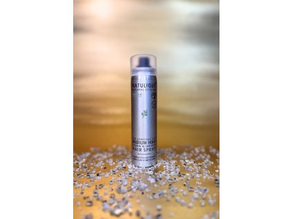 NATULIQUE Medium Hold Hair Spray mini 75 ml - pečující lak na vlasy do kabelky