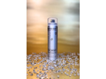 NATULIQUE Dark Brown Root Concealer 75 ml - Okamžité zakrytí odrostů