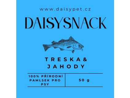 TYČINKY - TRESKA A JAHODY