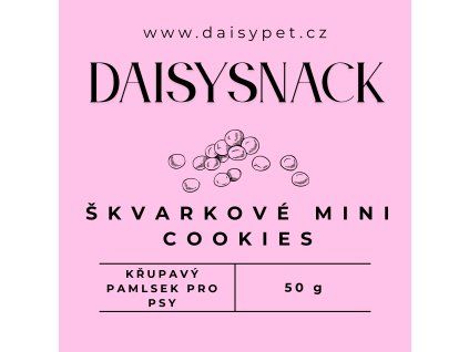 ŠKVARKOVÉ MINI COOKIES
