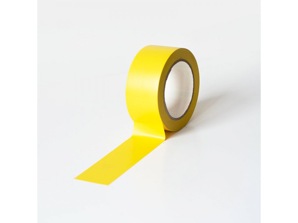 Podlahová vyznačovací páska 50 mm x 33 m - žlutá - Daitex