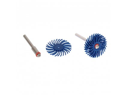 3M Radiální štětinový disk sada 10ks 25x2x3mm P120 modrý
