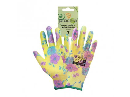 Rukavice X-COLOR, máčené, vel. 7