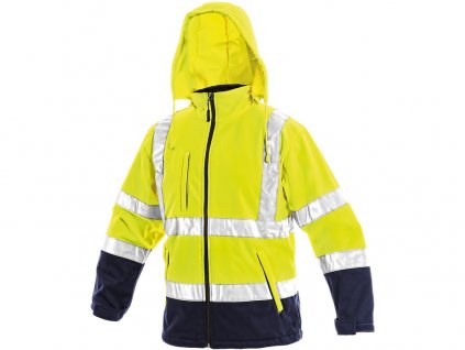 Pánská reflexní bunda DERBY, žluto-modrá