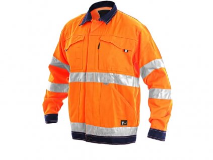 Blůza  CXS NORWICH , výstražná, pánská, oranžovo-modrá